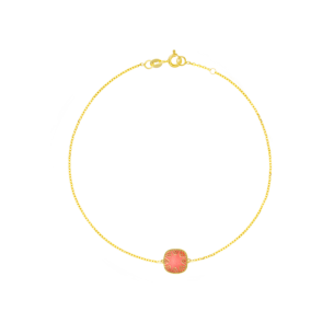 Amelia Sunrise Coloured Mother Of Pearl Bracelet in 18K Yellow Gold 