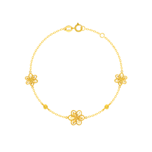 Anmol Floret Small Trio Motif in 21K Yellow Gold 