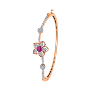 Ananya Diamond Bangle in 18K Gold