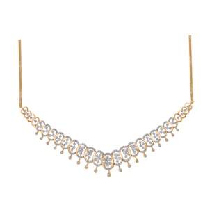 Ananya Diamond Necklace & Earring in 18K Gold