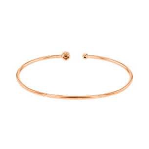 Children's Jewellery Ara Diamond Adjustable Bangle Rose Gold 