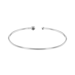 Children's Jewellery Ara Diamond Adjustable Bangle White Gold 