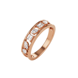 Aerial 18k Rose Gold Diamond Ring