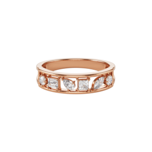 Aerial 18k Rose Gold Diamond Ring