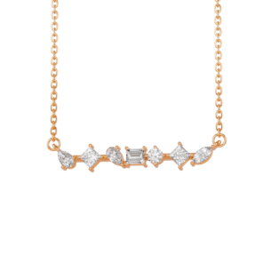 Aerial 18k Yellow Gold Diamond Necklace