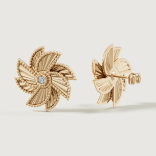 Farfasha Bliss 18k Yellow Gold Diamond Earrings