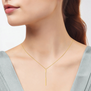 Classico Flame 18k Yellow Gold Necklace