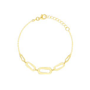 Yellow Gold Clips Necklace