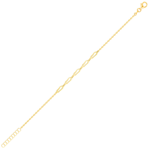 Yellow Gold Clips Bracelet
