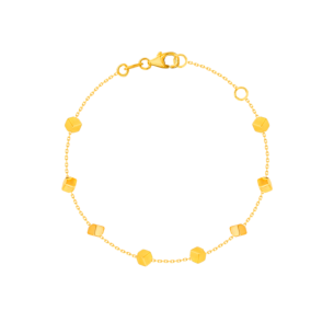 Cubes Bracelet 18K Yellow Gold 