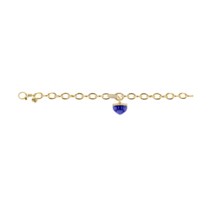 Dome Majesty Lapis Lazuli Diamond Bracelet 