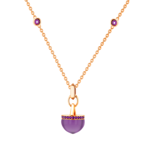 Dome Nobel Amethyst Necklace  