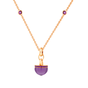 Dome Nobel Amethyst Necklace  