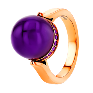 Dome Nobel Amethyst Ring 