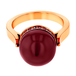 Dome Nobel Garnet Ring