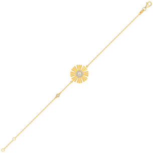 Farfasha Sunkiss Yellow Gold Bracelet with Pearl and Diamond