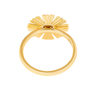 Farfasha Sunkiss Yellow Gold Ring with Pearl and Diamond