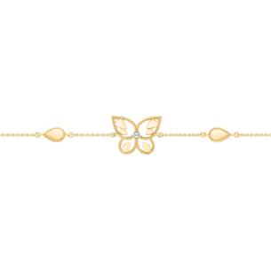 Farfasha Frou Frou Diamond Butterfly Bracelet