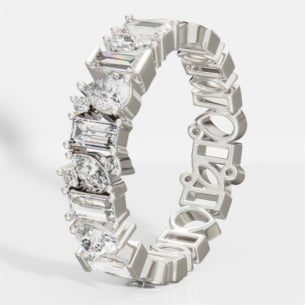 Fireworks Sparkles 18k White Gold Diamond Ring