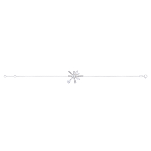 Fireworks Sparkles 18k White Gold Diamond Bracelet