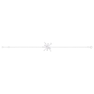 Fireworks Sparkles 18k White Gold Diamond Bracelet