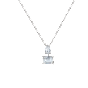 Gaia Heaven Diamond Pendant Chain In 18K White Gold