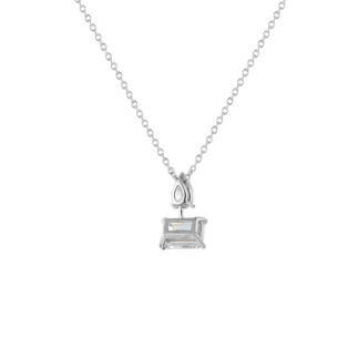 Gaia Heaven Diamond Pendant Chain In 18K White Gold