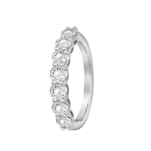 Gaia Eternity 1.4 Carat Lab-Grown Diamond Half Band 18K White Gold