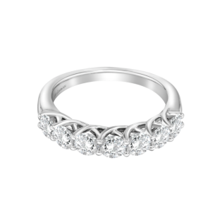 Gaia Eternity 1.5 Carat Lab-Grown Diamond Half Band 18K White Gold