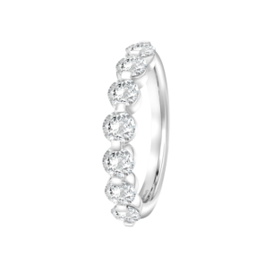 Gaia Eternity 1.4 Carat Lab-Grown Diamond Half Band 18K White Gold