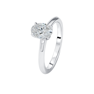 Gaia Brilliant Diamond Ring in 18k White Gold