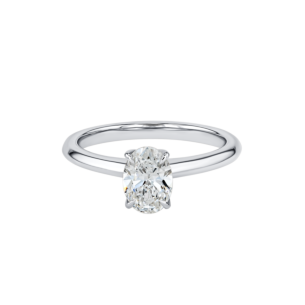 Gaia Brilliant Diamond Ring in 18k White Gold