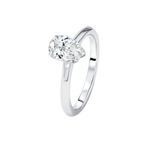 Gaia Brilliant Diamond Ring in 18k White Gold