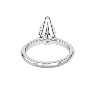 Gaia Brilliant Diamond Ring in 18k White Gold