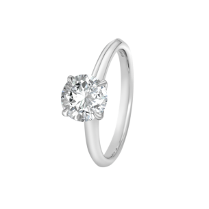 Gaia Brilliant 1.5 Carat Lab-Grown Diamond EngagementRing 18K White Gold 