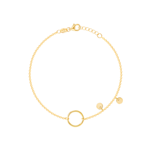 Galeria Disc 18k Yellow Gold Bracelet