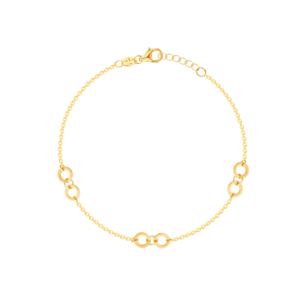 Galeria Disc 18k Yellow Gold Bracelet