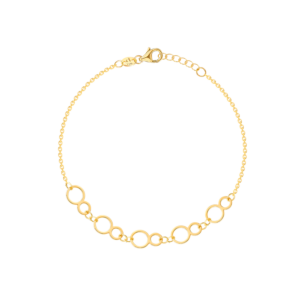 Galeria Disc 18k Yellow Gold Bracelet