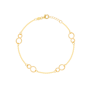 Galeria Disc 18k Yellow Gold Bracelet