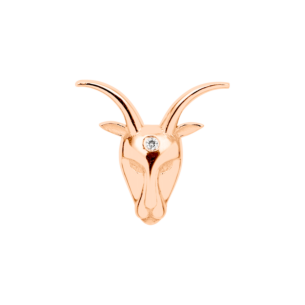 Djula Astro Capricorn Piercing in 18k Rose Gold