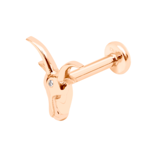 Djula Astro Capricorn Piercing in 18k Rose Gold