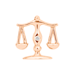 Djula Astro Libra Piercing in 18k Rose Gold