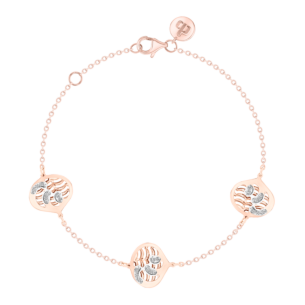 Jal Shining Waves 18K Rose Gold Bracelet