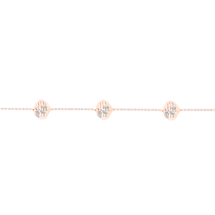 Jal Shining Waves 18K Rose Gold Bracelet