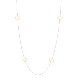 Jal Water Drop 18K Rose Long Chain