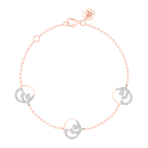 Jal Shining Water Foam 18K Rose Gold Bracelet