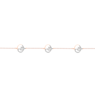 Jal Shining Water Foam 18K Rose Gold Bracelet