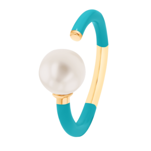 Kiku Glow Neon Freshwater Pearl Ring