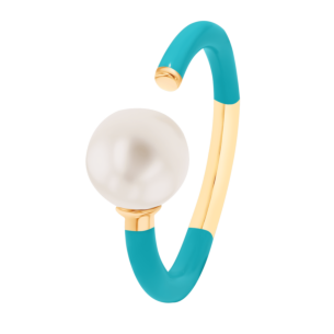 Kiku Glow Neon Freshwater Pearl Ring