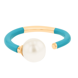 Kiku Glow Neon Freshwater Pearl Ring